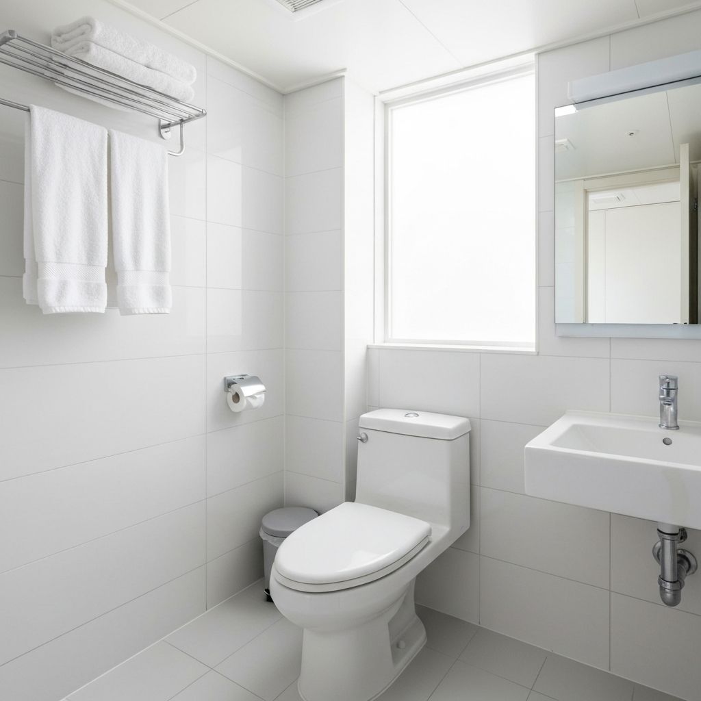 욕실 청소 후 결과